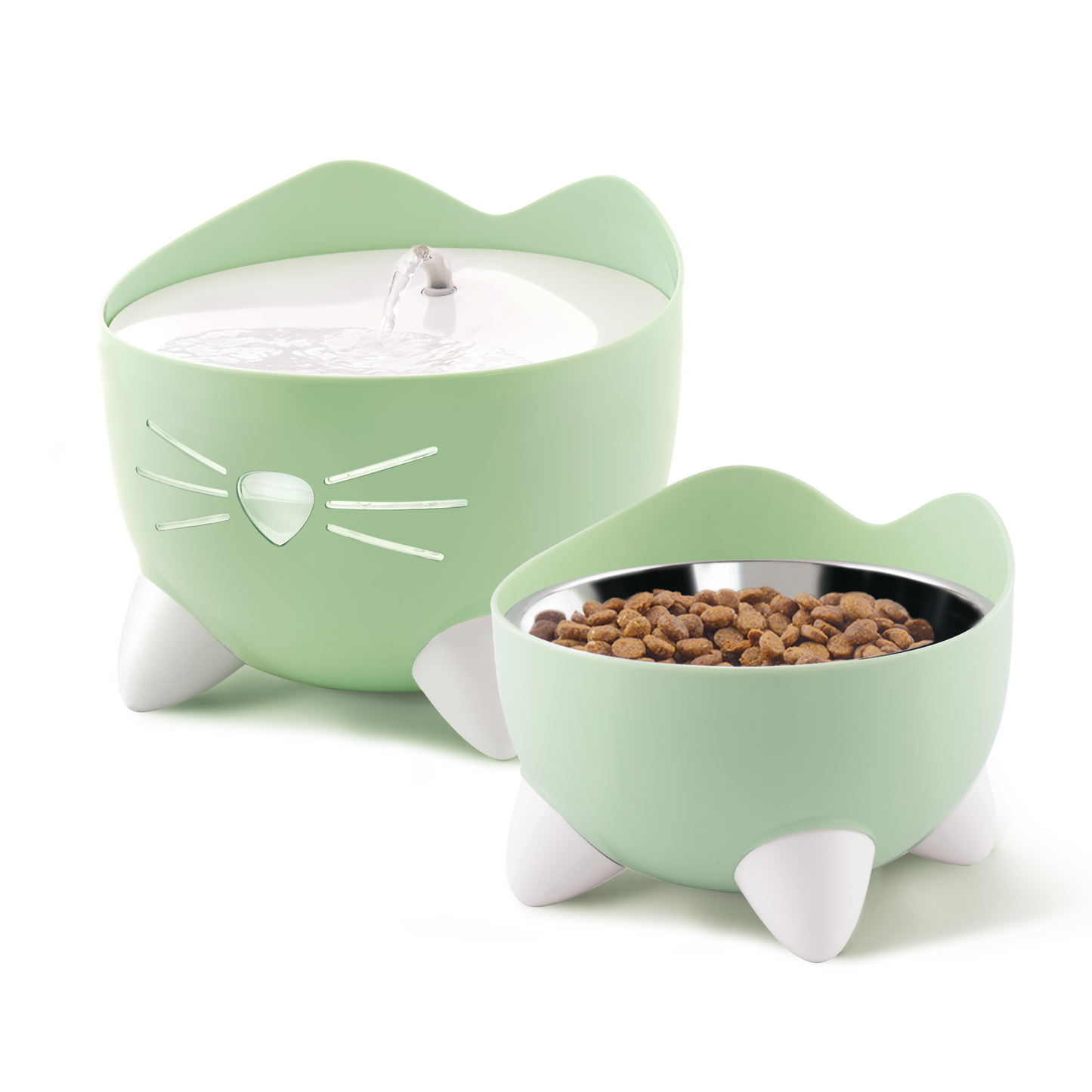 CatIt Pixi Drinking Fountain Combo Pack Green