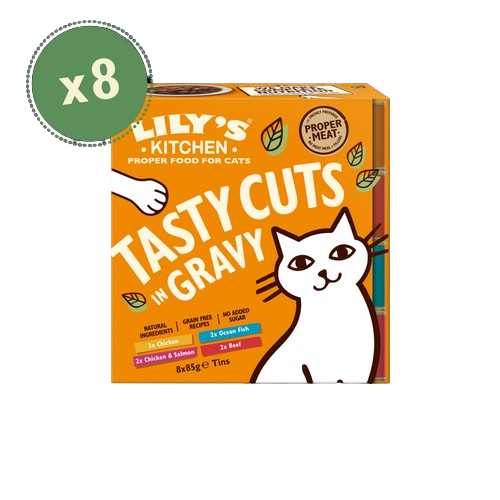 Lily's Kitchen Tasty Cuts in Gravy Mixed Multipack for Cats