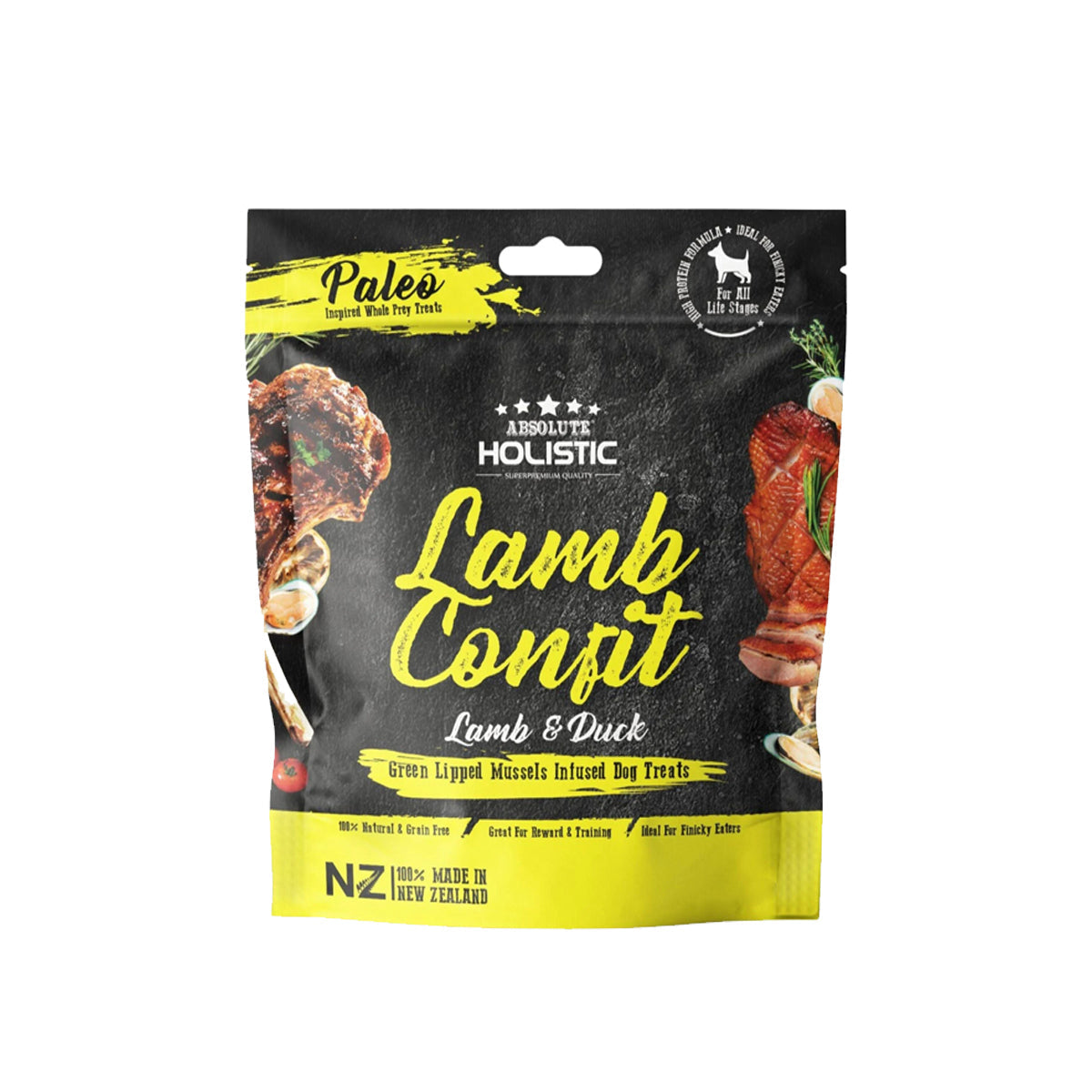 Absolute Holistic Air Dried Lamb Confit Dog Treats 200g