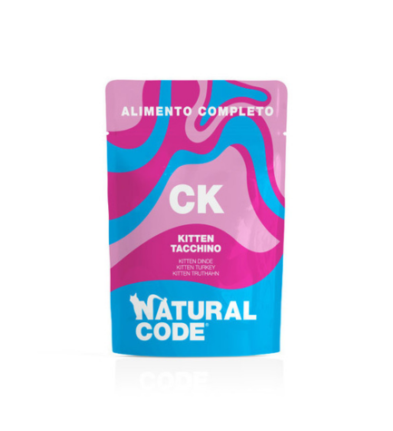 Natural Code Kitten Turkey Complete Wet Cat Food - 70G