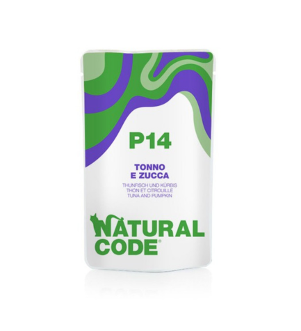 Natural Code Tuna & Pumpkin Soft Jelly Wet Cat Food - 70G