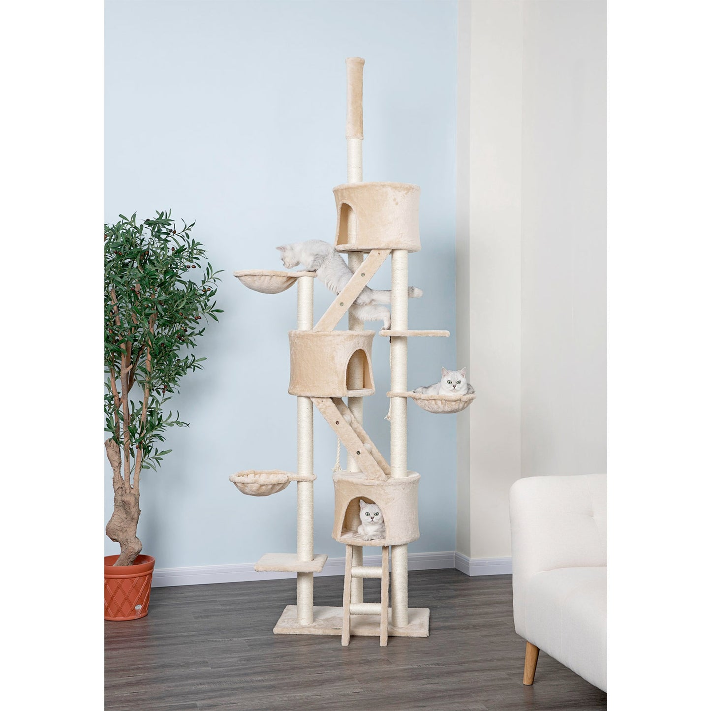 106" Cat Tree Condo