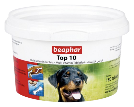 Beaphar Top 10 Dog Multi-Vitamins 180 Tabs