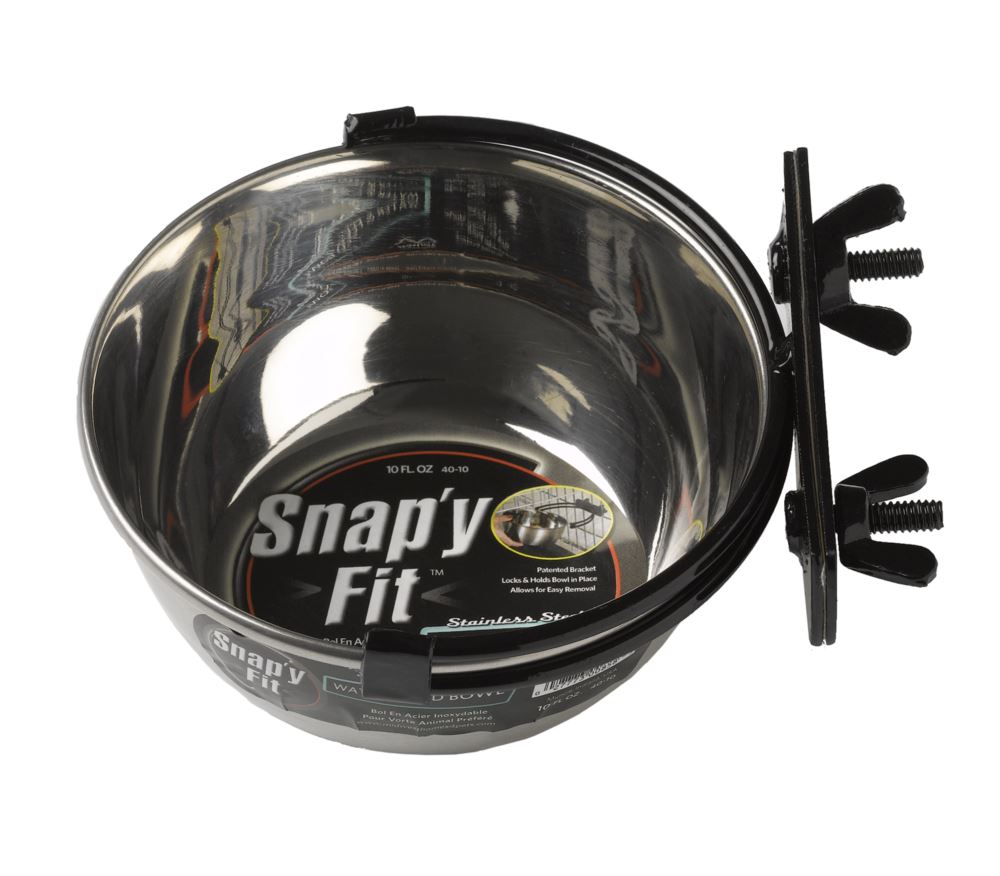 Snap'y Fit Stainless Steel Bowl - 10 oz.