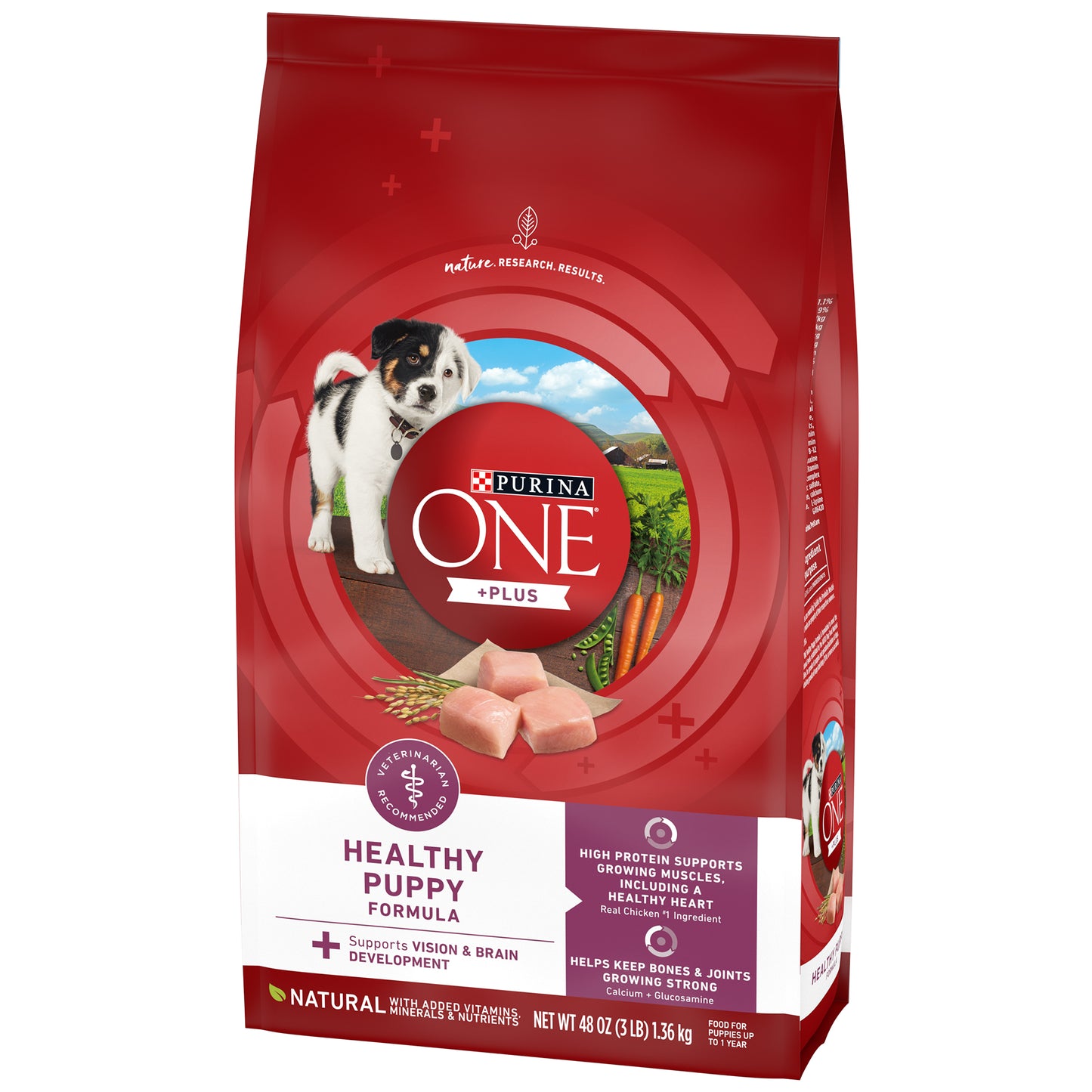 (1.36kg) Purina ONE Plus Dry Puppy Food Healthy Puppy Formula