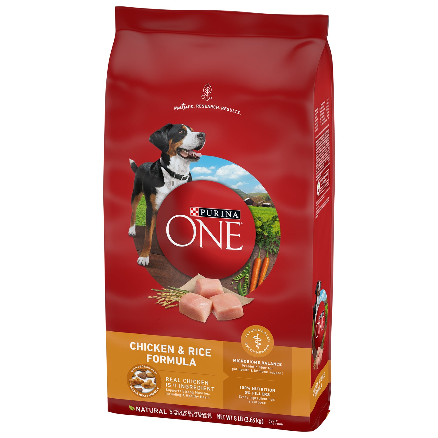 (3.63kg) Purina ONE Dry Dog Food with Chicken & Rice Formula