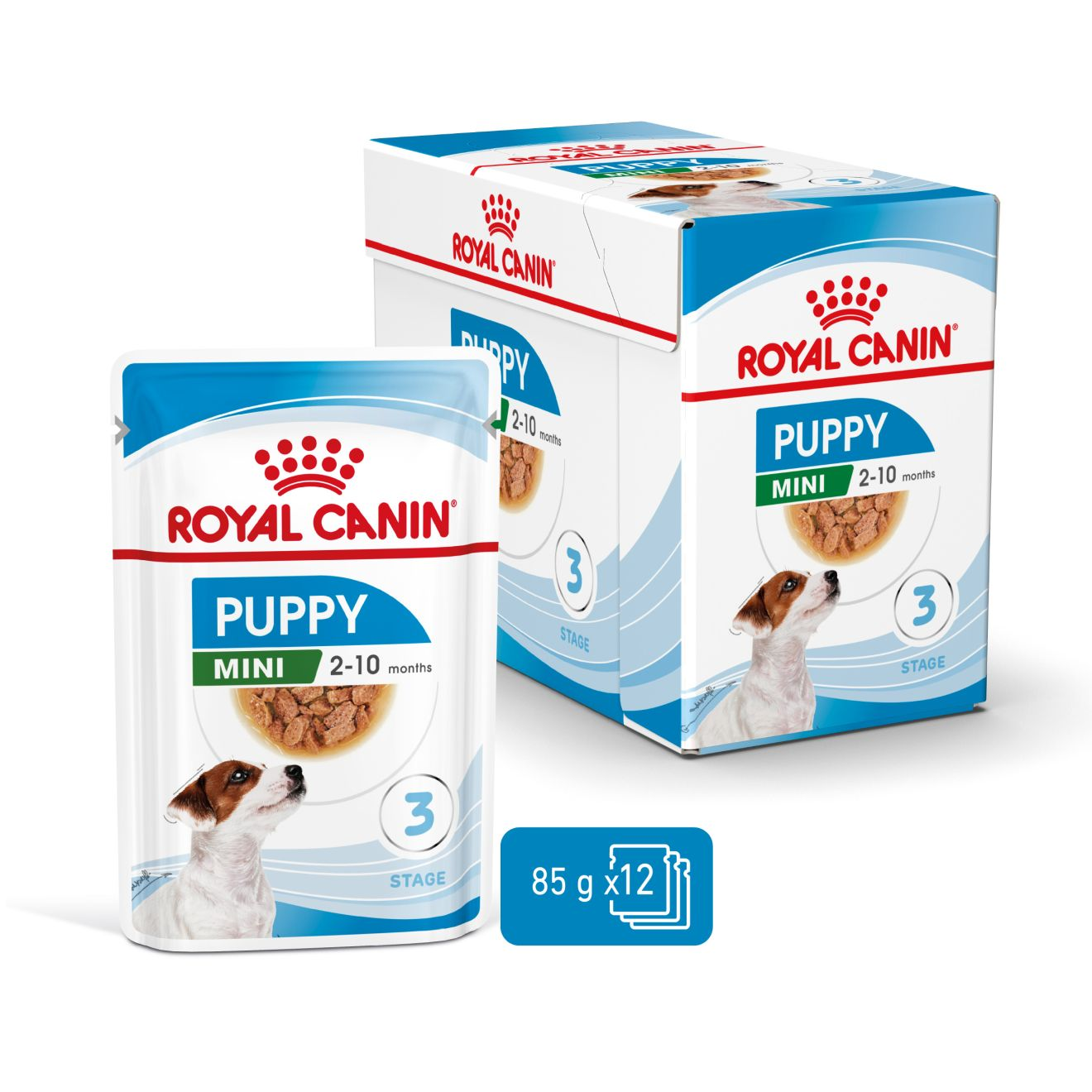 Royal Canin Size Health Nutrition Mini Puppy (Wet Food Pouches) 12 x 85 g