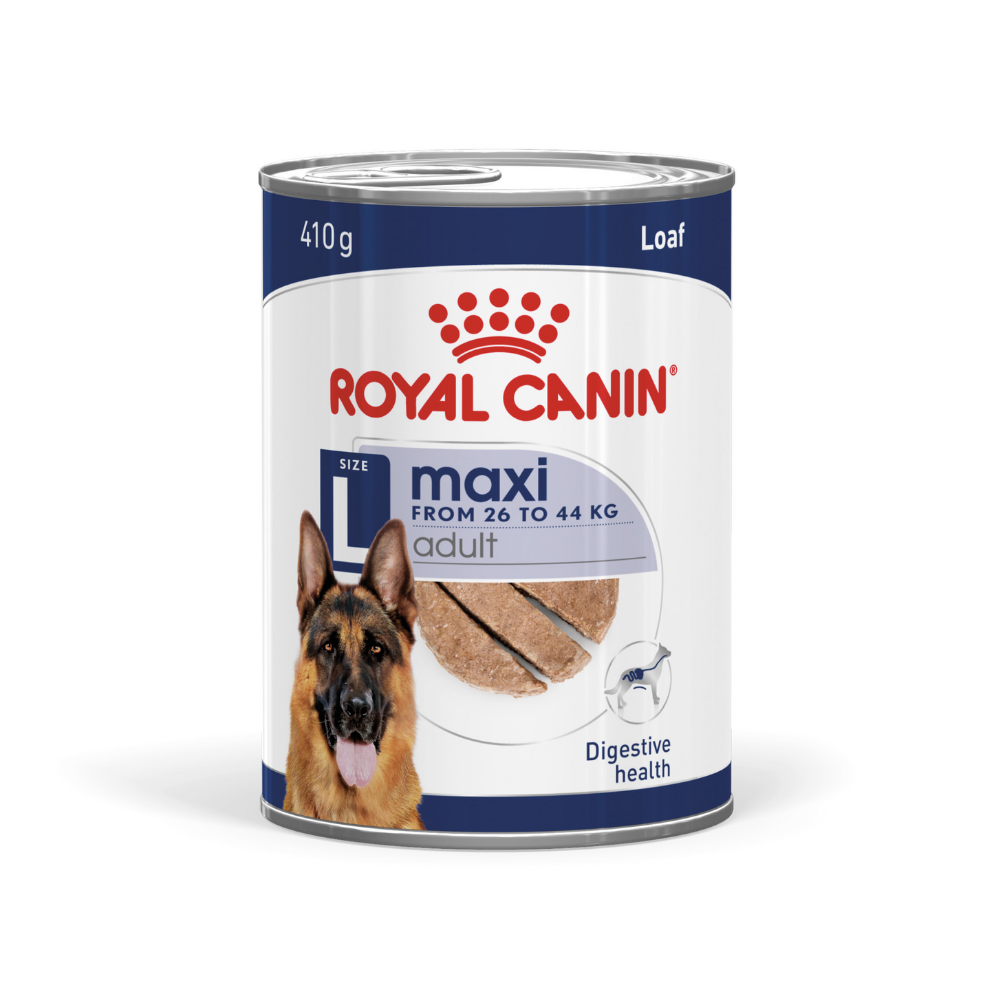 Royal Canin 12 x 410 gm Size Health Nutrition Maxi Adult (Wet Food Can)