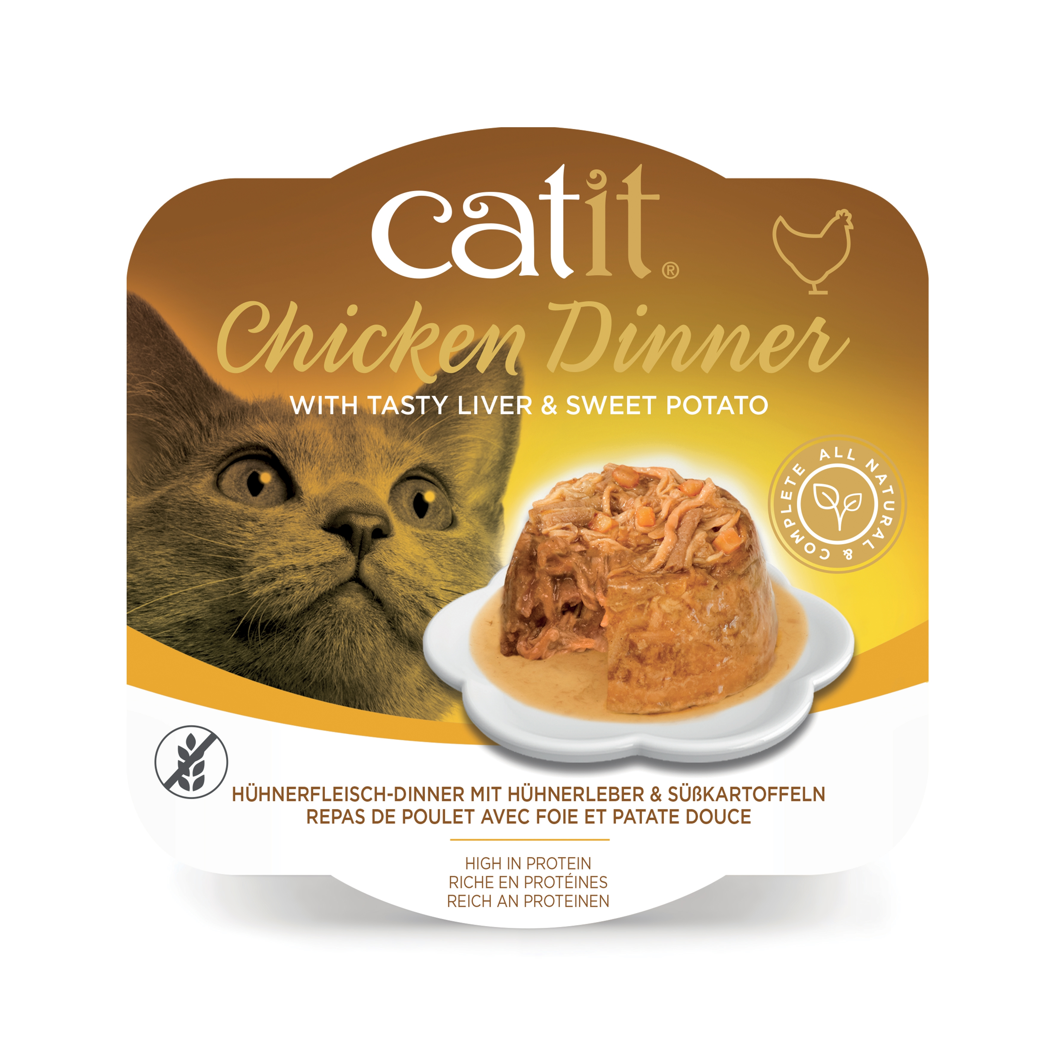 Catit Chicken Dinner Liver & Sweet Potato 80 g 6pcs/box