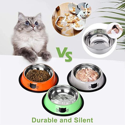 Pet Food Bowl - Set of 3