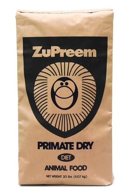 Primate Diet Dry 20 lbs (9.07 kg)