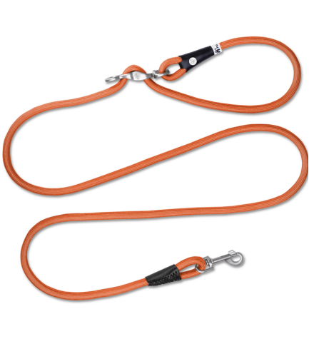 Curli Vario Comfort Dog Leash - ORANGE/SMALL