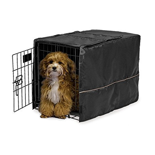 Black Polyester Pet Crate Covers - 22 inch