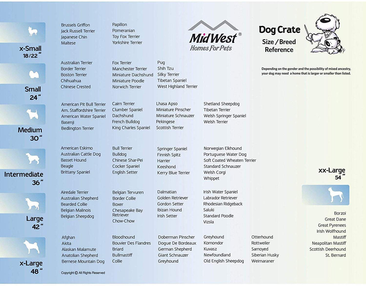 Contour Double Door Dog Crate 42"