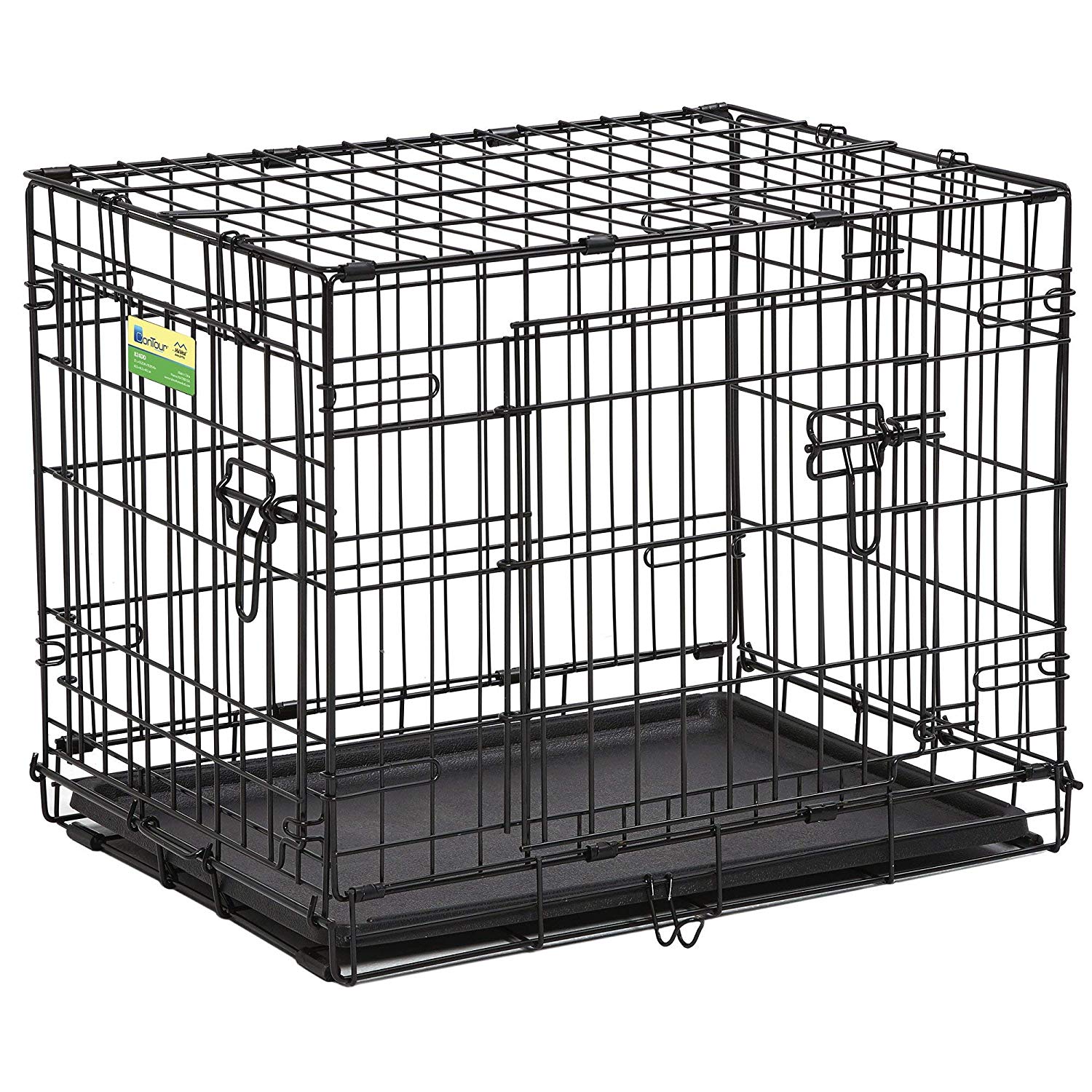 Contour Double Door Dog Crate 24"