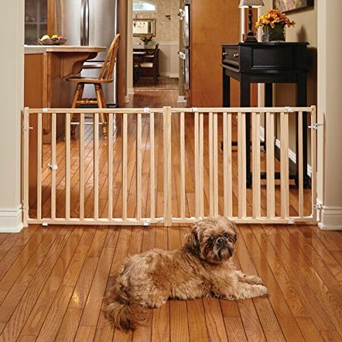 24" Wood Extra-Wide Pet Gate