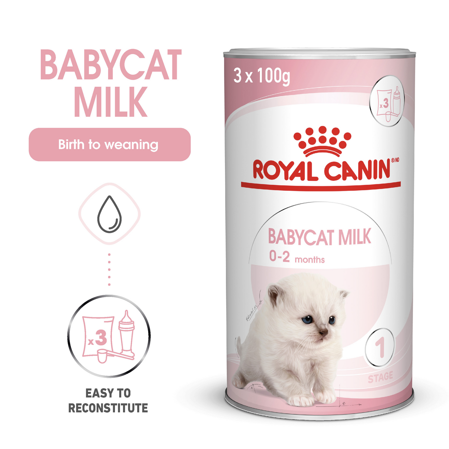 Royal Canin 300 gm Feline Health Nutrition Babycat Milk