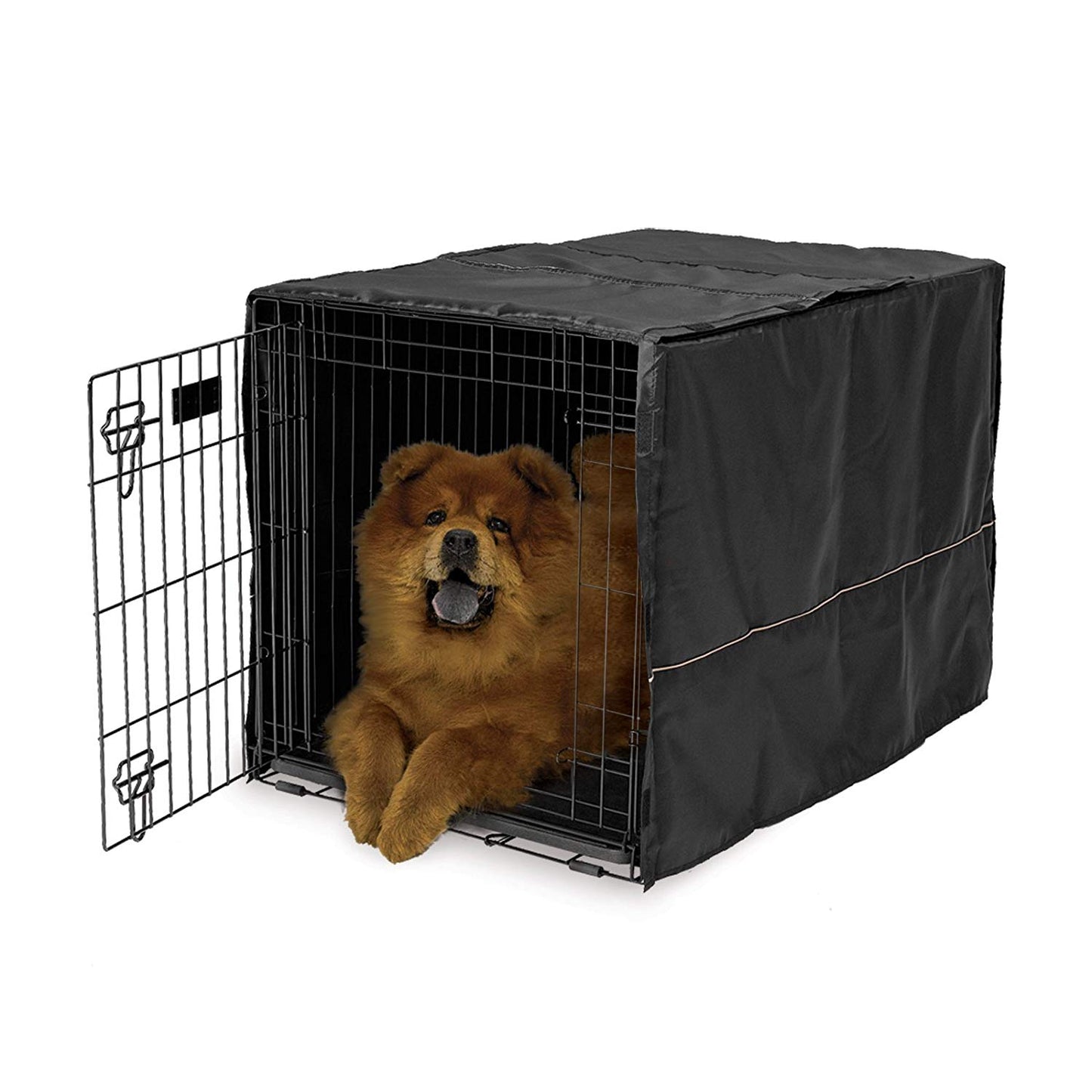 Black Polyester Pet Crate Covers - 36 inch