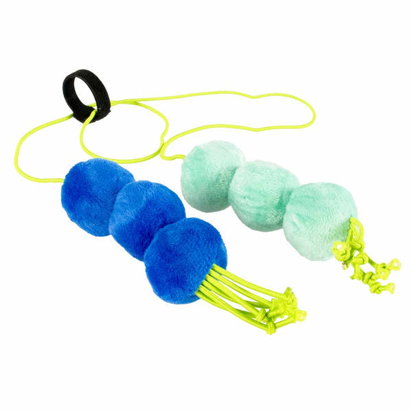 Ebi Coockoo DIZZY DANGLE Bouncy Cat Toy BLUE&GREEN 60X4X4CM