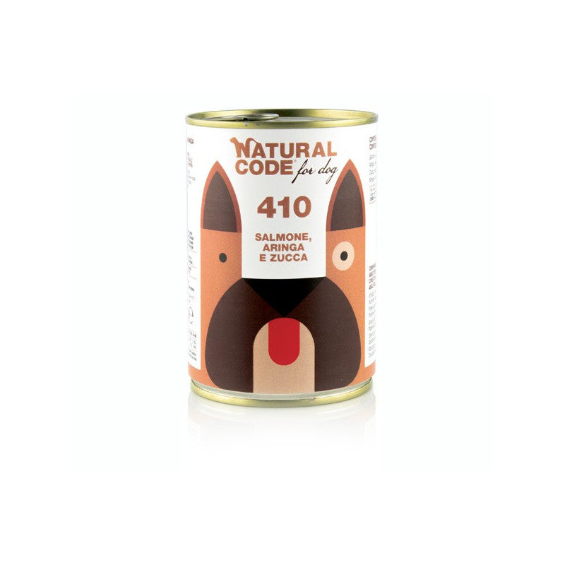 Natural Code Salmon Herring & Pumpkin Pate Wet Dog Food - 400G