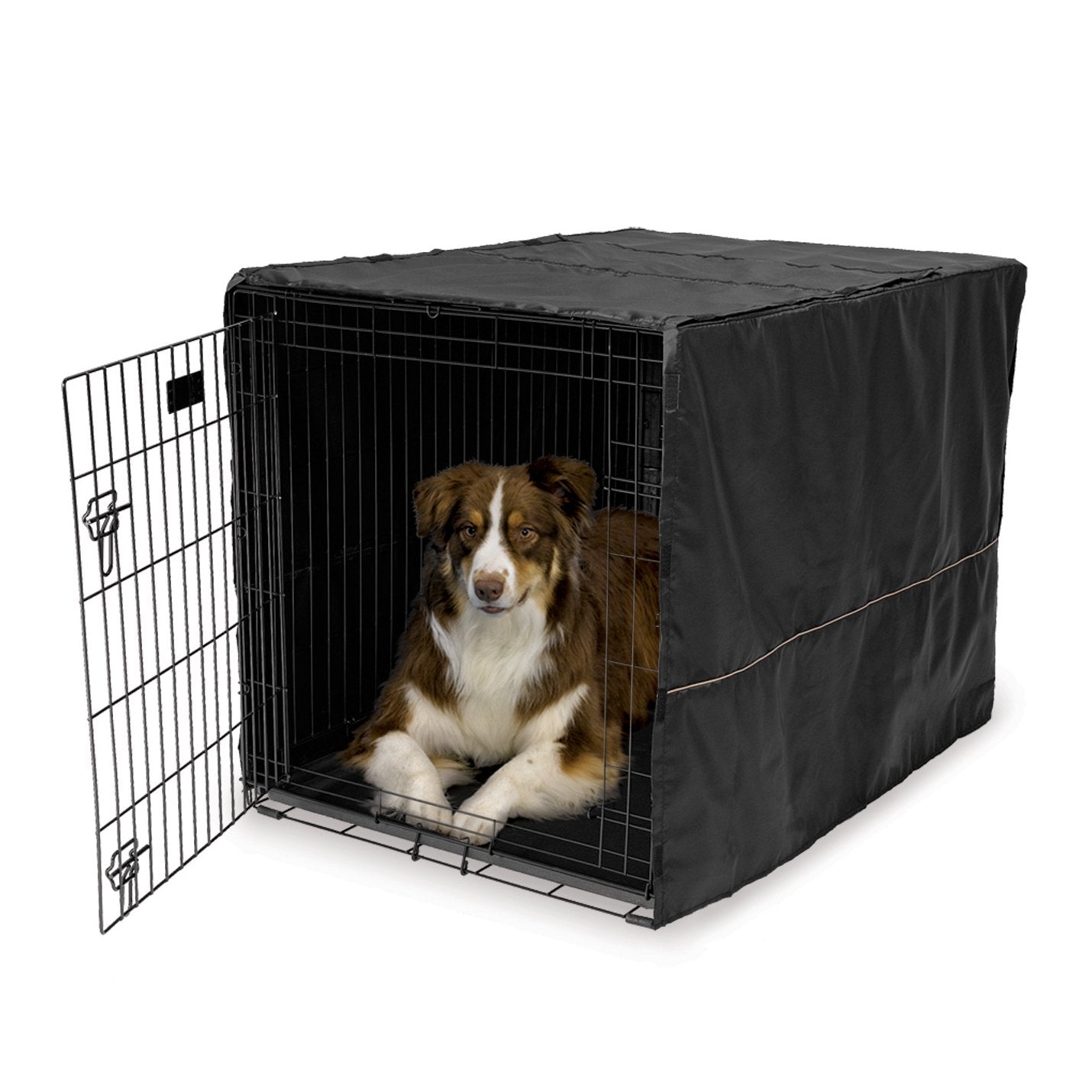 Black Polyester Pet Crate Covers - 42 inch