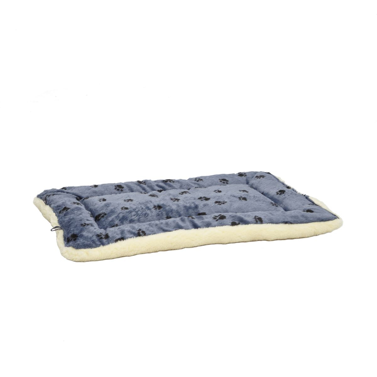 QuietTime Reversible Paw Print Fleece Pet Bed - 42 inch