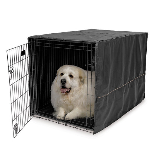 Black Polyester Pet Crate Covers - 48 inch
