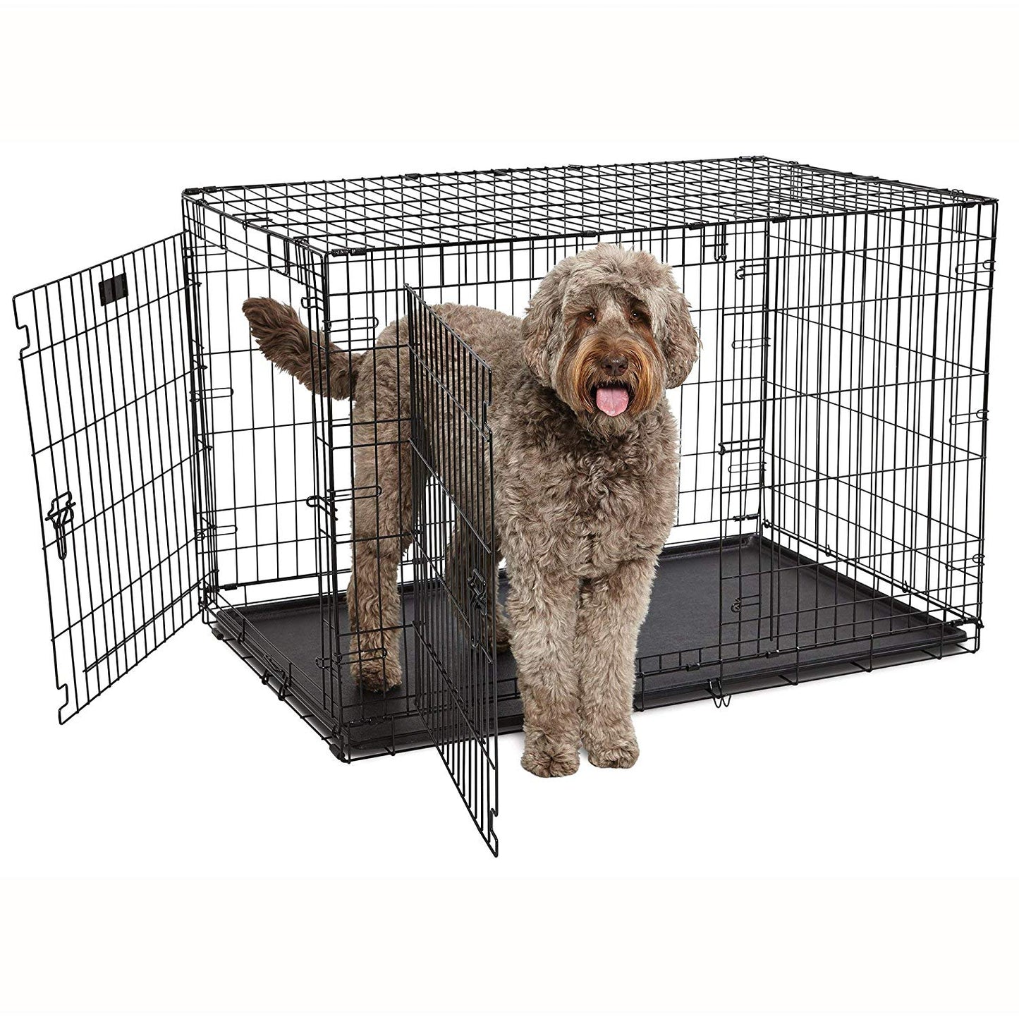 Contour Double Door Dog Crate 48"