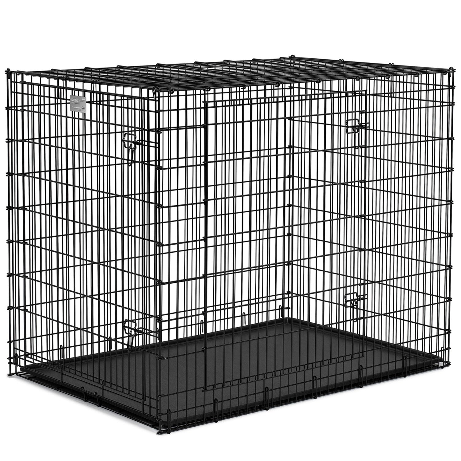 Crate Black Double Door 54"