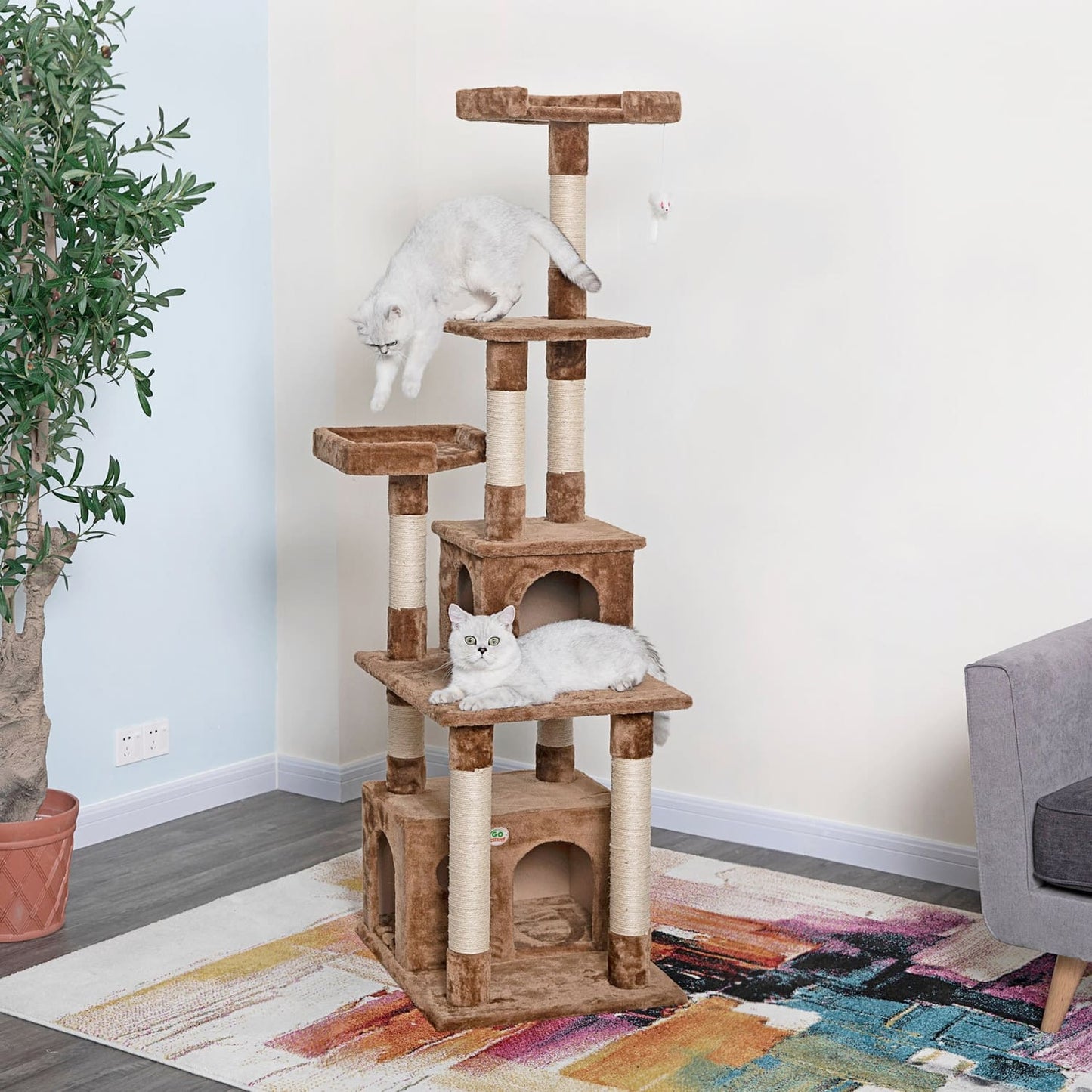 67" Cat Tree Condo