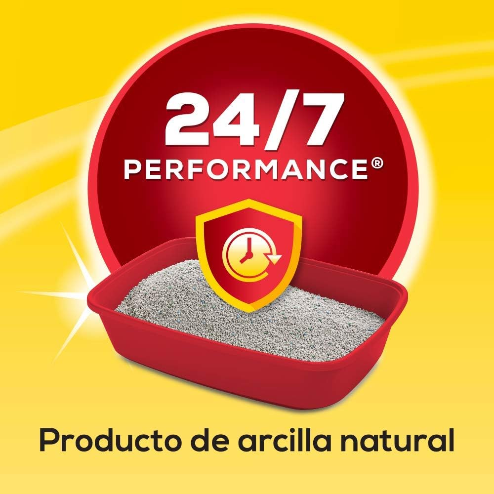 Pack of 5 Purina Tidy 4.5kg Cats 24/7 Performance Clumping Cat Litter with 24/7 Odour Control, Low Dust, Strong Clumping