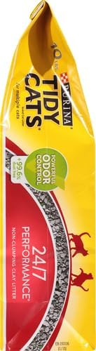 Pack of 5 Purina Tidy 4.5kg Cats 24/7 Performance Clumping Cat Litter with 24/7 Odour Control, Low Dust, Strong Clumping