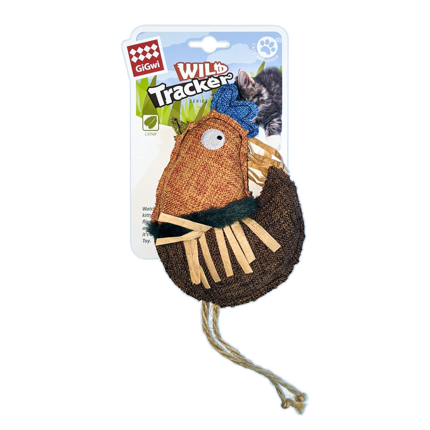 Wild Tracker Chicken with Raffia Ribbon