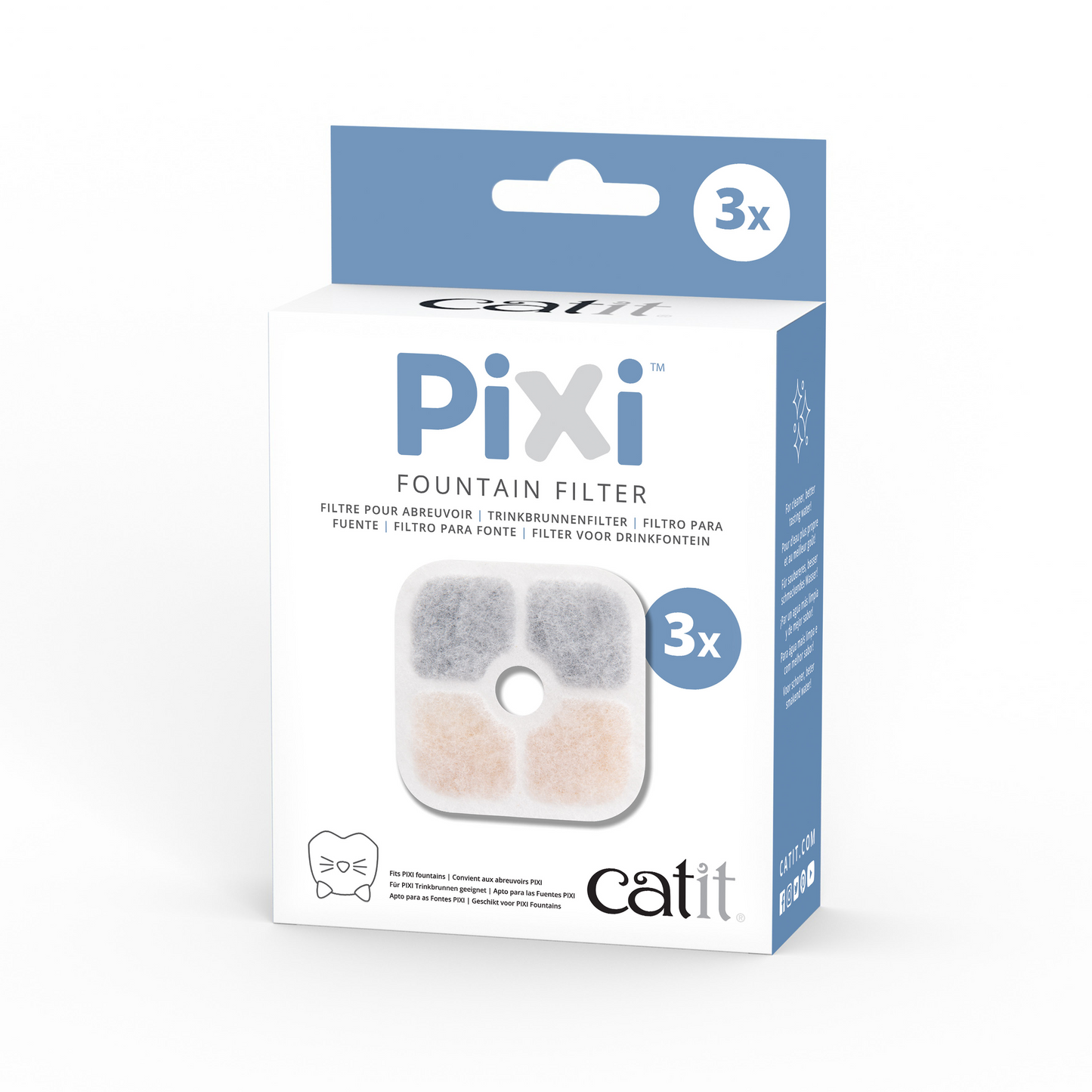 Catit Pixi Fountain Filter Cartridge 3/pk