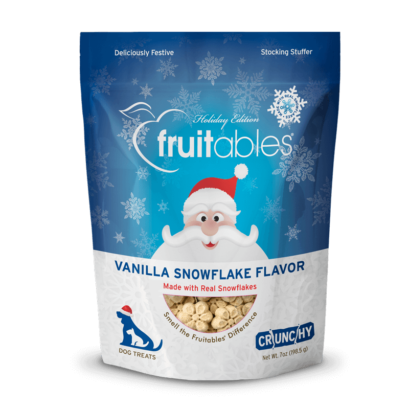 Fruitables Vanilla Snowflake Dog Treats 198gr