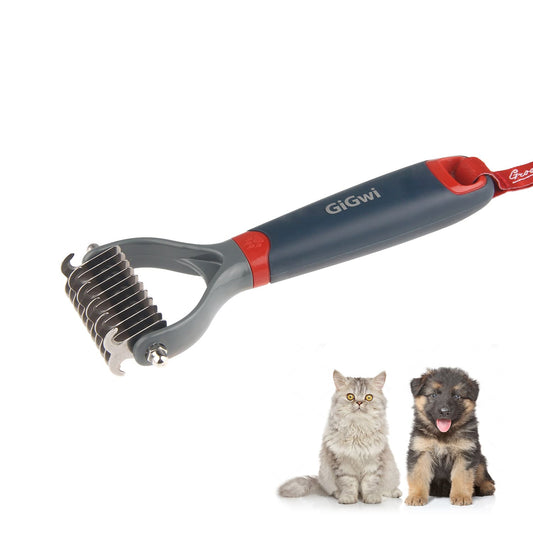 Dual Head Dematting Comb 11 Teeth for Dogs & Cats