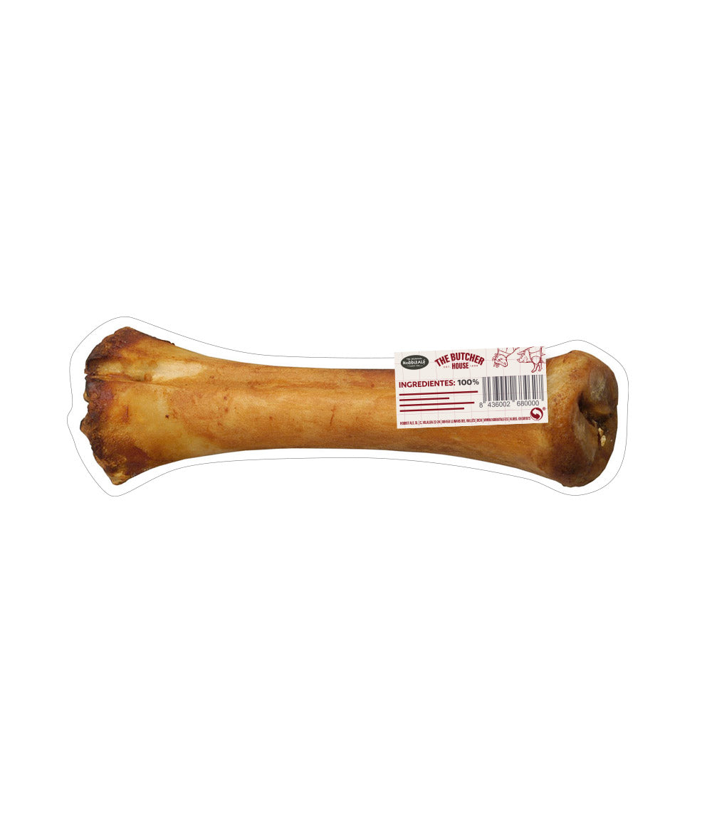 Hobbitalf Air Dried Smoked Long Beef Bone Dog Treats - 1PC