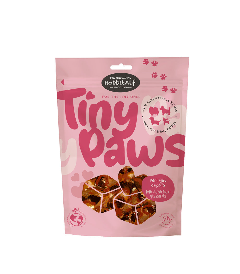 Hobbitalf Mini Chicken Gizzards Dog Treats - 80G
