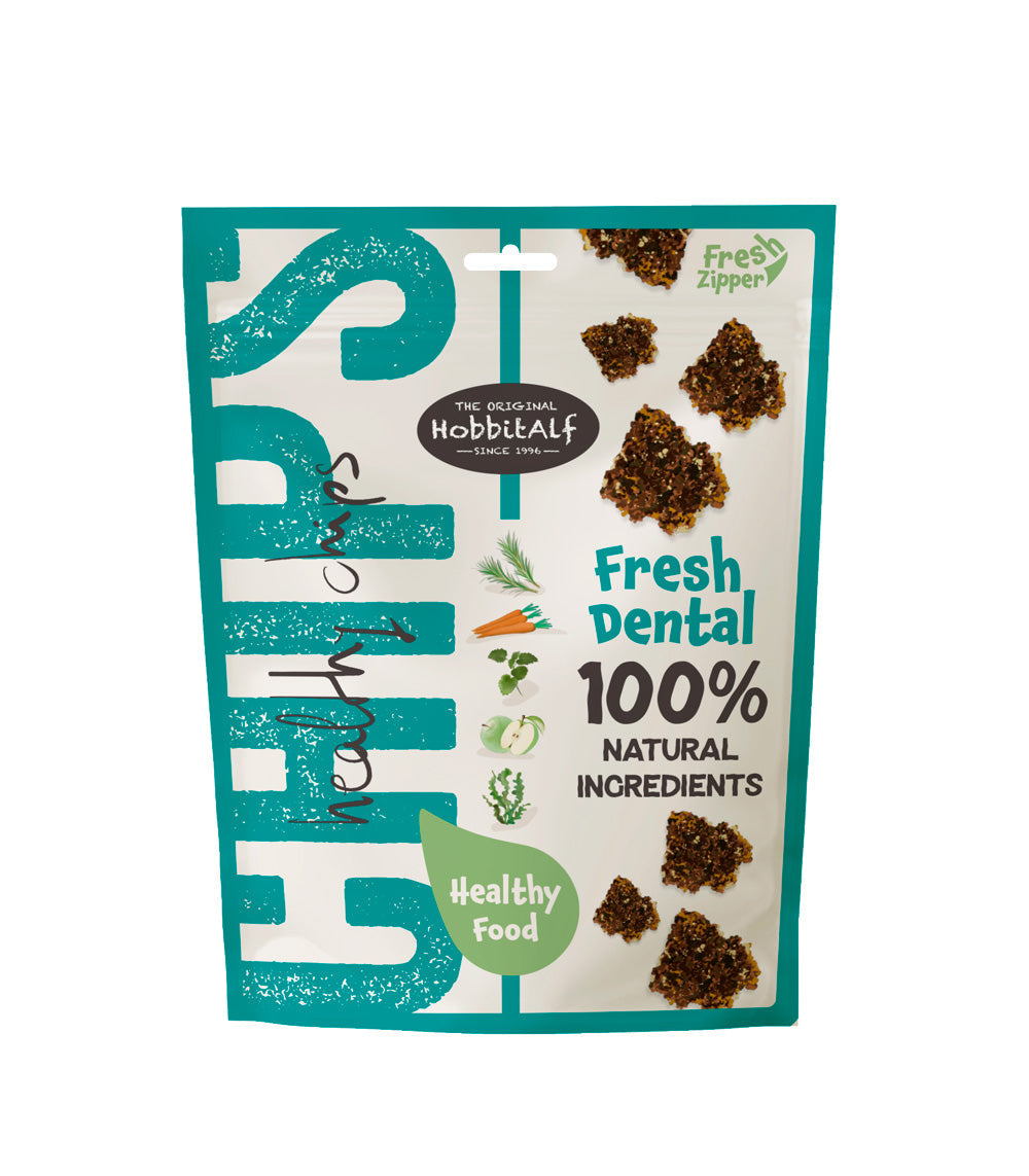 Hobbitalf Healthy Chips Fresh Dental Dog Treats - 180G
