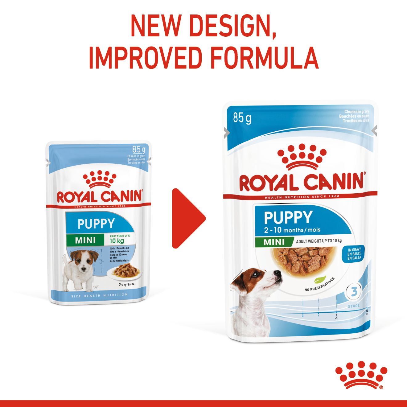 Royal Canin 12 x 85 gm Size Health Nutrition Mini Puppy (Wet Food Pouches)