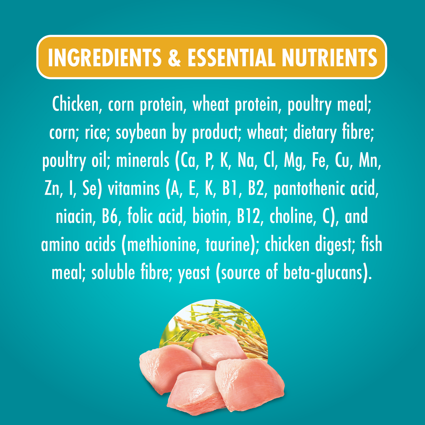 (1.2kg) Purina ONE Sterilcat Adult Dry Cat Food with Chicken for Sterilised Cats