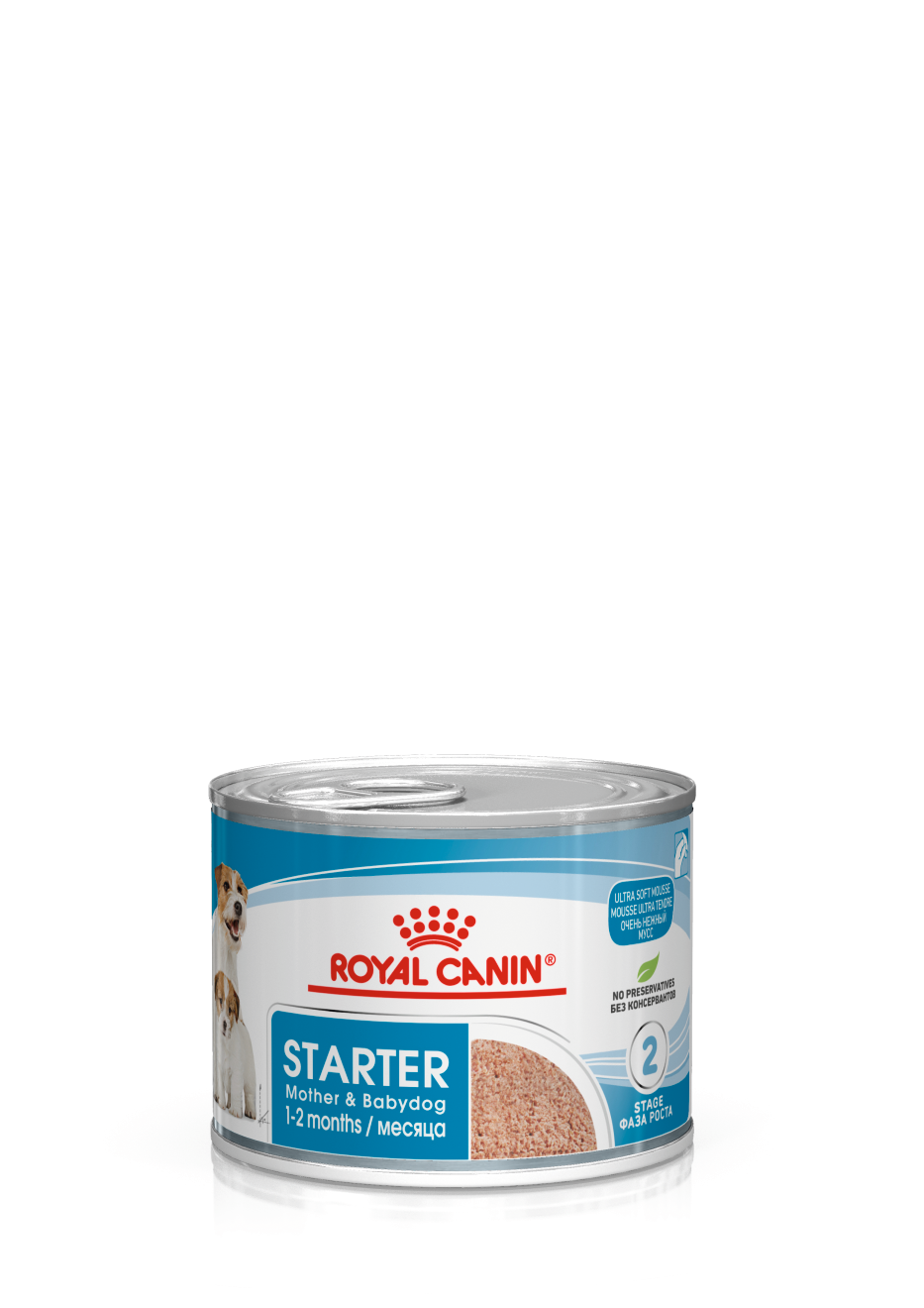 Royal Canin 12 x 195 gm Canine Health Nutrition Starter Mousse (Wet Food Cans)