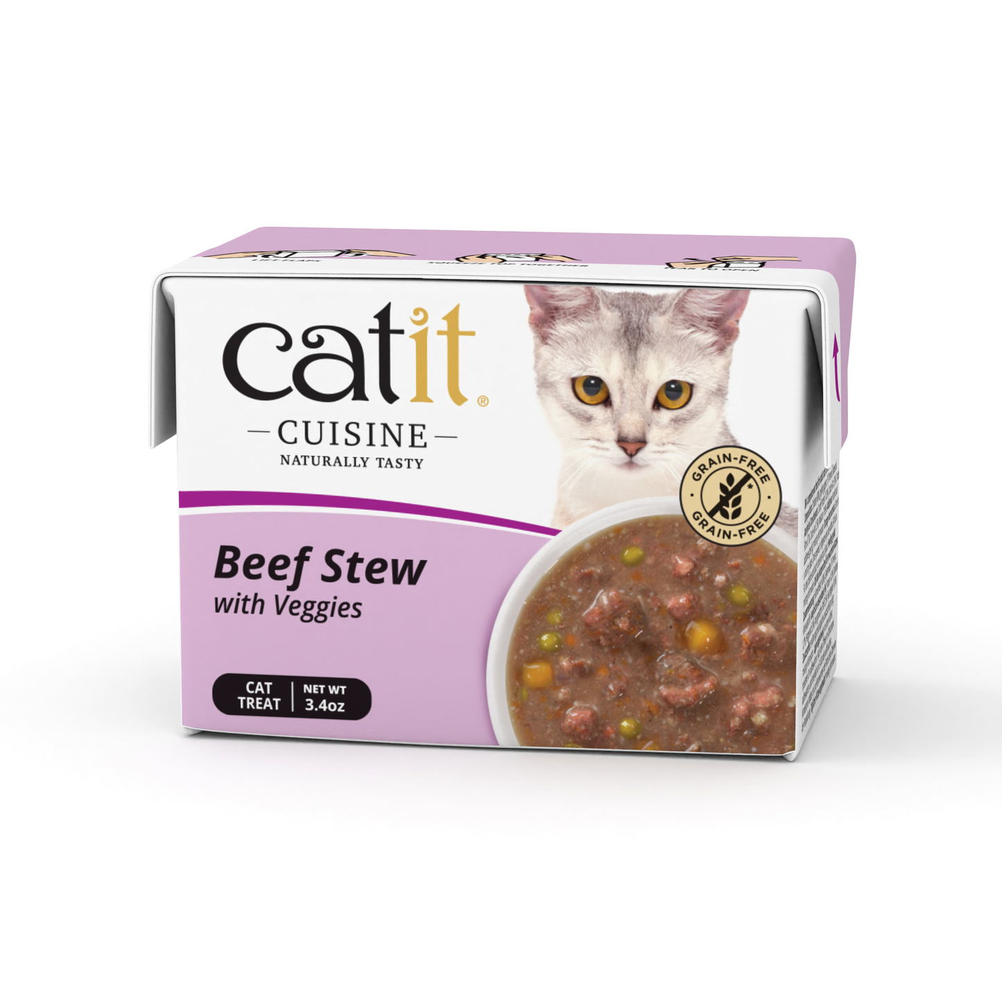 Catit Cuisine Beef Stew with Veggies 95 g Tetra 12pcs/box