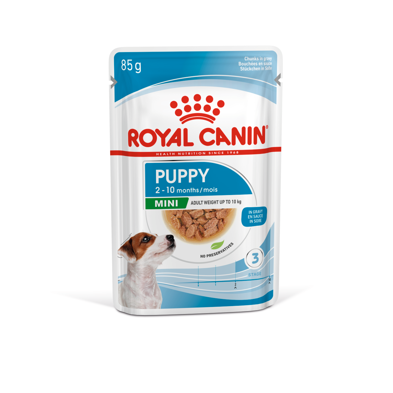 Royal Canin 12 x 85 gm Size Health Nutrition Mini Puppy (Wet Food Pouches)