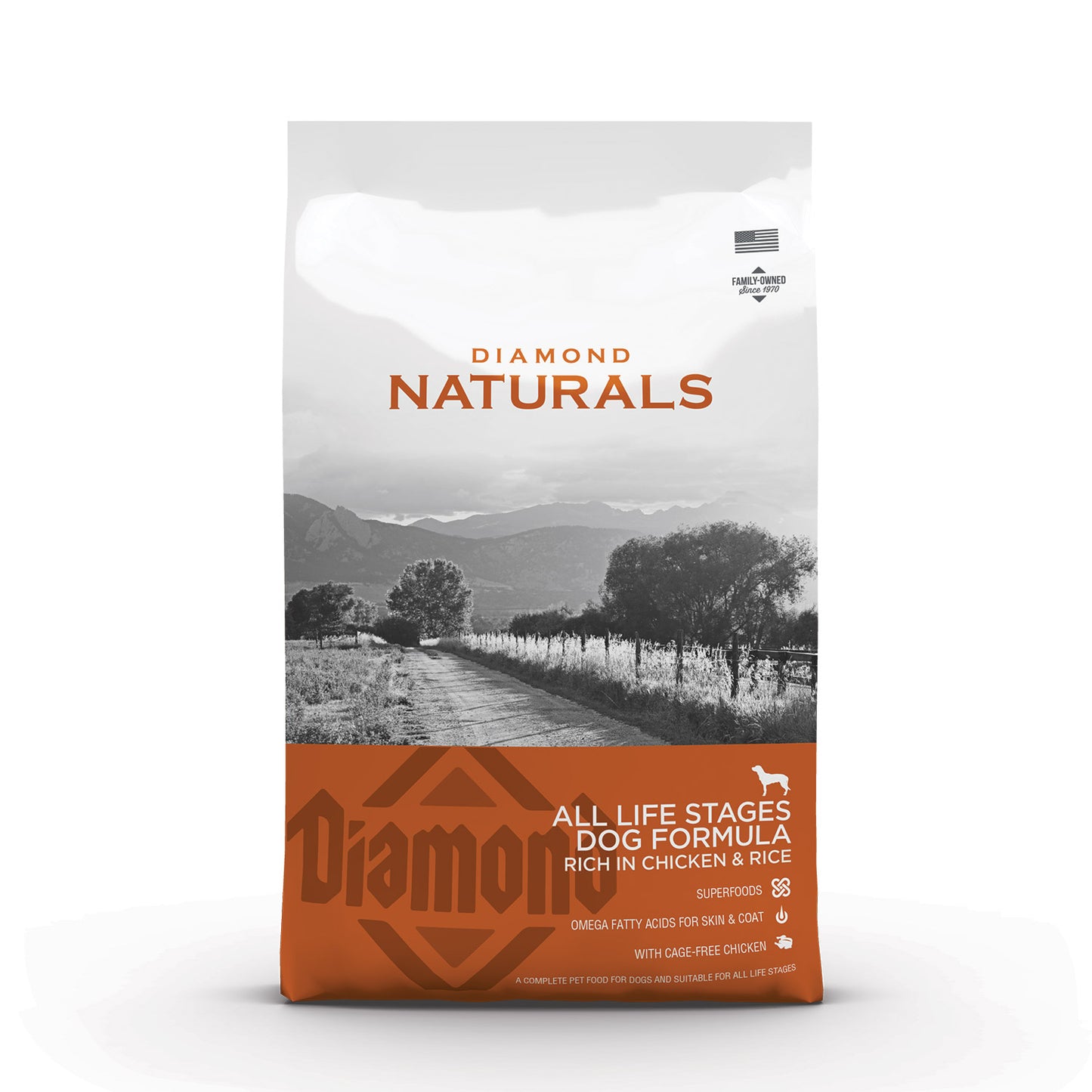 Diamond Naturals All Life stages Dog Chicken & Rice Formula - 2 Kg (4.40 lbs)
