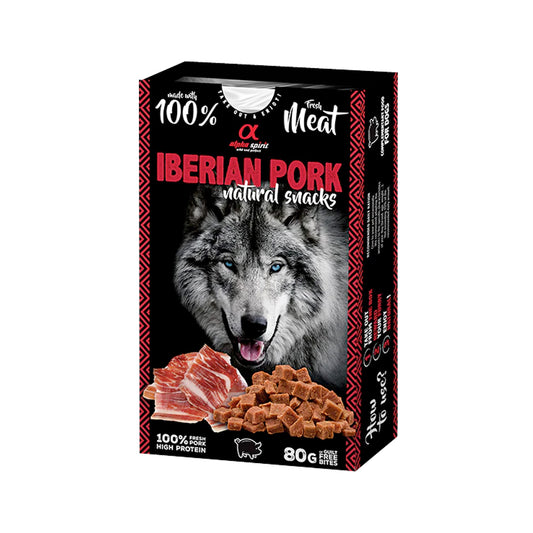 Alpha Spirit Natural Snacks for Dogs Pork