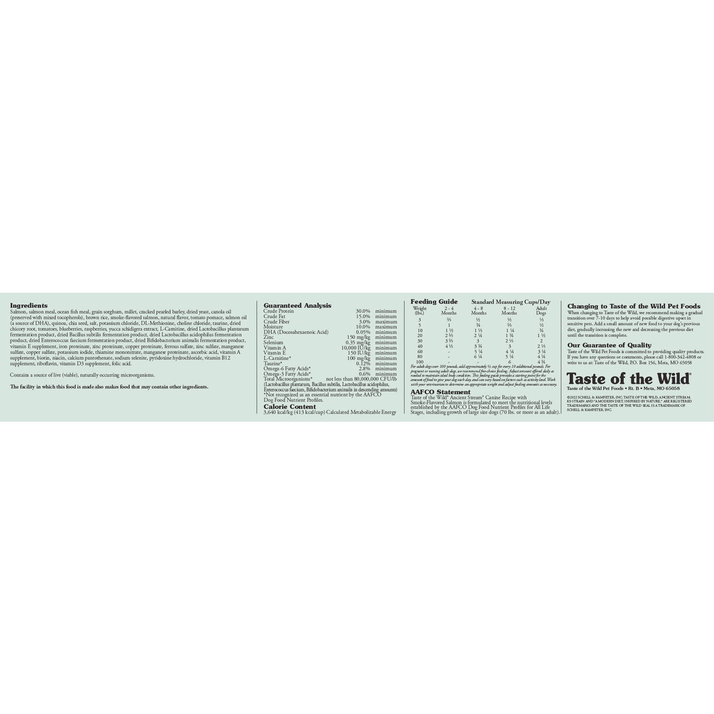 Ancient Stream Canine Recipe - 2.27kg(5lbs)