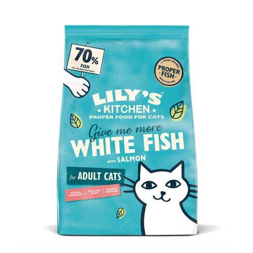 Lily's Kitchen Fisherman's Feast White Fish & Salmon Dry Cat Food
