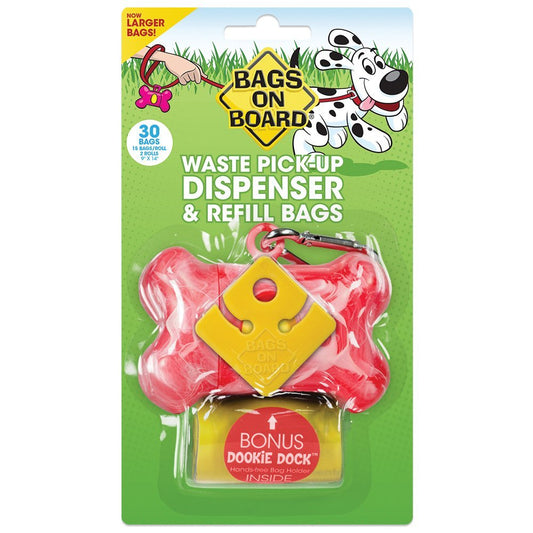 BOB Dispenser Bone Pink(30 bags)