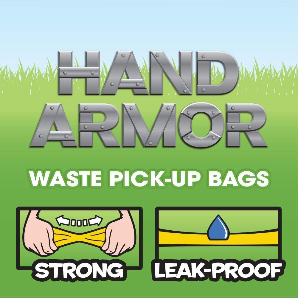 BOB Hand Armor with Extra Thick Pick Up Bags (100bags)
